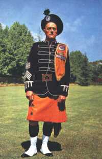 Pipe Major Fred 'Pipey' Symons